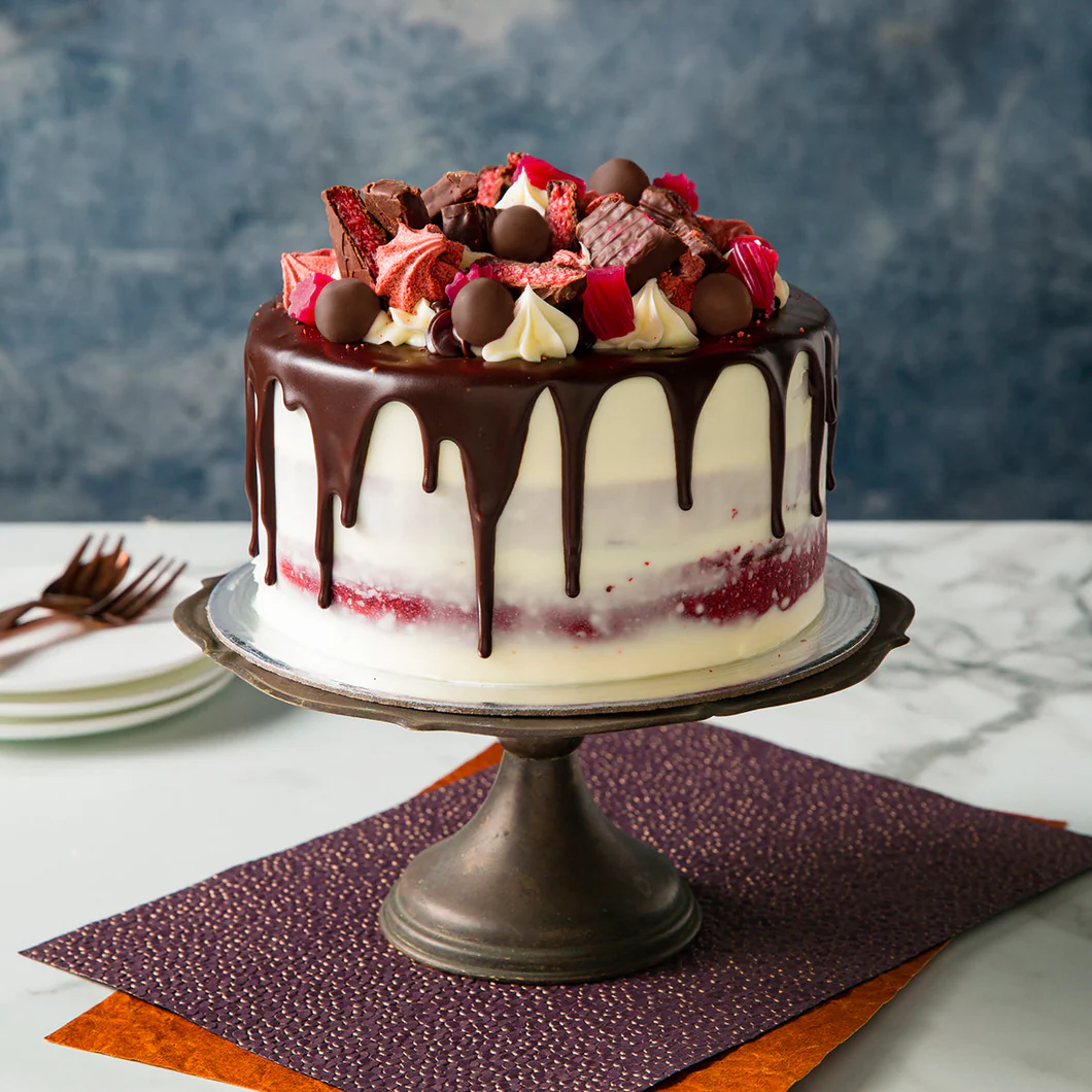 Red Velvet Cake with Premium Chocolates in Dhaka - Image 5